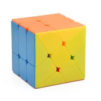 YJ Magic Cube 3X3 Красочный аномальный гладкий куб обучающая игрушка чёрный