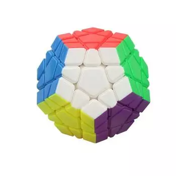 YJ RUIHU Megaminx Magic Cube Красочные 12 Граней Скоростные Головоломки Кубики Детские Игрушки Обучающие