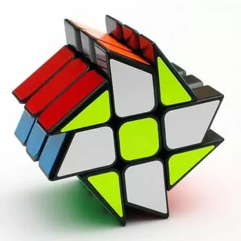 YJ Windmill Magic Cube Change Unregularly Jinggang Speed Cube с матовой наклейкой YJ 3x3x3 Puzzle Toy для детей