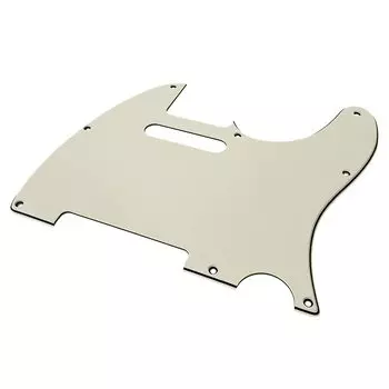 YJB PARTS TL60 s Pickguard для Telecaster Aged White 3Ply 8 Holes Inch Сделано в Японии