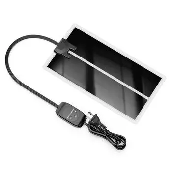 Yjhyuxi Reptile Heater 15 x 28 см Панельный обогреватель Система зарегистрированного обогревателя для животных Постоянная температура Регулируемая с шагом Цифровая температура