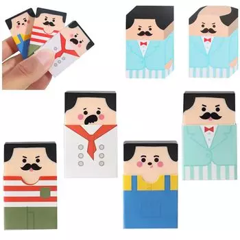 YJRUNFU Начальная школа Замесил Лысый Дядя Милый Карандаш Маленький Для Начальной Школы Для Для Рисования Ластиком, Студенты, Канцелярские Товары, Ластик, Ластик,