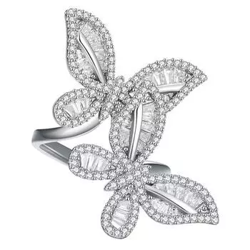 YLKBTY 1989 Кольцо для женщин US 8(diameter:18.1mm) белый