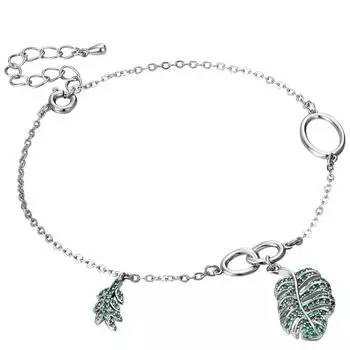 YLKBTY Браслет для женщин Lenth:23.5CM зелёный