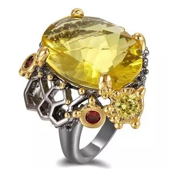 YLKBTY Кольца для женщин 7(about 17.3mm) золотой