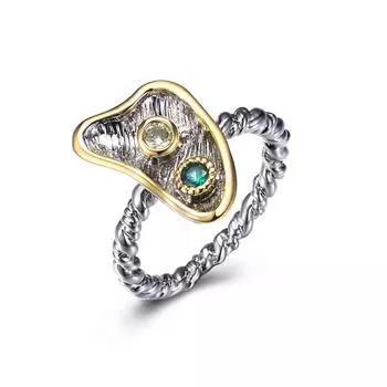 YLKBTY Кольца для женщин 7 зелёный