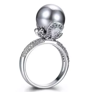 YLKBTY Обручальное кольцо для женщин 6 белый