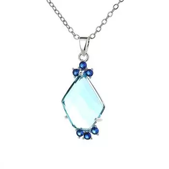 YLKBTY Ожерелье для женщин 60cm синий