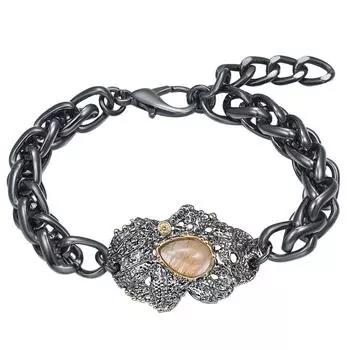 YLKBTY Женский браслет Length: 20.5 cm + 3.5 cm коричневый