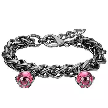 YLKBTY Женский браслет с камнем фуксии