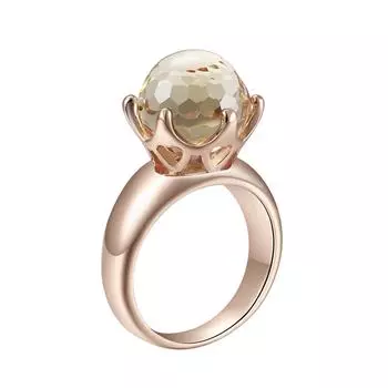 YLKBTY Женское обручальное кольцо с камнем шампанского Love