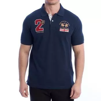 YMP315-PK031 Мужская рубашка поло с коротким рукавом L синий