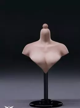 YMTOYS YMT092 Пьедестал для женской груди не для масштабной фигурки, белая кожа [TOYBARJAPAN] (голова включена) 1/6 (B жемчужина)
