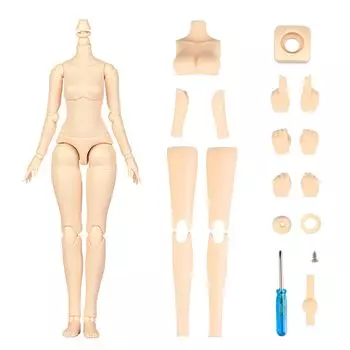 YMY22 20 см женское тело куклы 20 см Ob22 BJD Girl ICY Scale Bjd кукольная голова подарок на день рождения новогодний подарок для куклы GSC, Blythe, 1/6 (Молочно-белый)