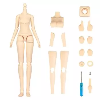 YMY24 22 см Женское тело куклы 20 см GSC Ob22 BJD Girl Scale Bjd Кукла Голова подарок на день рождения Новый год Кукла, Blythe, ICY, 1/6 Подарок, (Молочно-белый)
