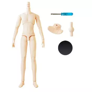 YMY25 23.5cm Male Body Joint Doll OB22 OB24 GSC BJD Doll Head Collector Toy Gift Movable Figure Body Milky White