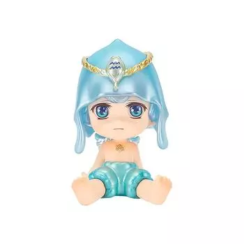YMY 12 Constellations Action Figures Cute Dolls with Wings 7-10cm Nendoroid Dolls New Year Gifts for Boys and Girls (Water Meza)