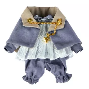 YMY Bjd кукла OB11 одежда три части плащ GSC P9 винтажный опрятный костюм масштабная фигурка одежда рождественский новогодний подарок 1/12 синий