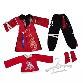 YMY Новогодний красный комплект OB22 OB24 Bjd GSC Кукольная одежда Милые аксессуары Подарок