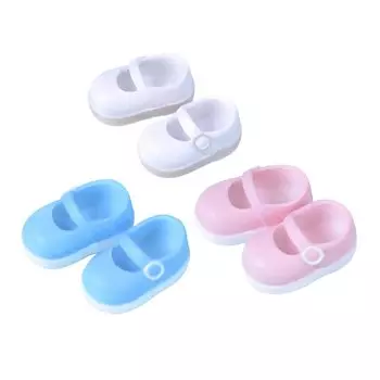 YMY Ob11 Cute Doll Doll 11cm Body Shoes Ob11 GSC Bjd Baby Shoes Slippers Knitted Doll Artificial Shoes Molly, 1/12