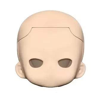 YMY Obitsu Кукольная Голова Случайная Пустая Замена Лица Шарнирный Шарнир Кукольная Голова Аксессуары Для Масштабного Кукольного Тела 26 1/12 (Нормальный белый)