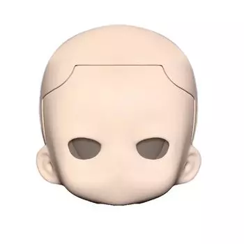 YMY Obitsu Кукольная Голова Случайная Пустая Замена Лица Шарнирный Шарнир Кукольная Голова Аксессуары Для Масштабного Кукольного Тела 26 1/12 (Молочно-белый)