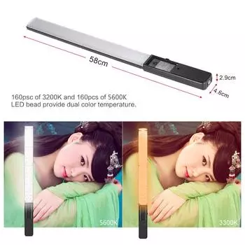 YN360 LED CRI95 + двухцветовая температура 5600K 3200K Макс. 2560LM Фотостудия Видеосъемка