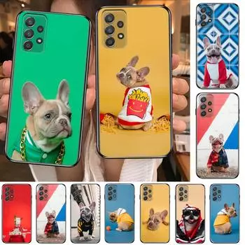 YNDFCNB Animal Dachshund Doberman dog Phone Case Hull For Samsung Galaxy A70 A50 A51 A71 A52 A40 A30 A31 A90 A20E 5G a20s Black Galaxy A51