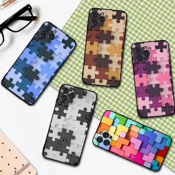 YNDFCNB цветной чехол-головоломка для телефона iPhone 6 7 8 Plus 11 12 13 14 Pro SE 2020 MAX Mini X XS XR задняя крышка принципиально 6plus or 6s plus