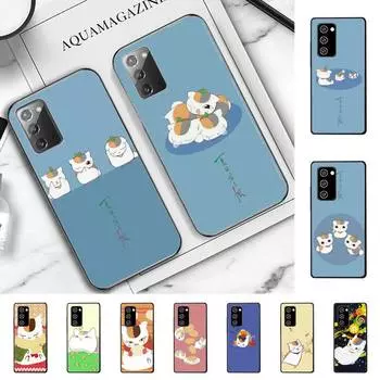 YNDFCNB Natsume yuujinchou Nyanko Sensei чехол для телефона Samsung Note 5 7 8 9 10 20 pro plus lite ultra A21 12 72 Samsung Note3
