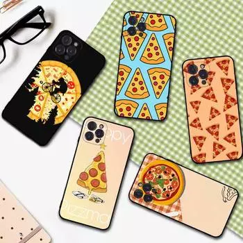 YNDFCNB забавный чехол для телефона с пиццей для iPhone 6 7 8 Plus 11 12 13 14 Pro SE 2020 MAX Mini X XS XR задняя крышка Funda 6plus or 6s plus