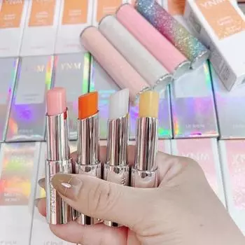 YNM Бальзам для губ, Увлажняющий, Питательный, Корейская косметика, KBeauty, пробник Fresh Green Lip Balm