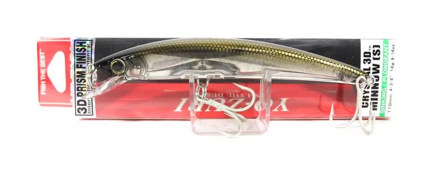 Yo Zuri 3D Crystal Minnow Тонущая приманка 110 мм F1149-SBR (6249)