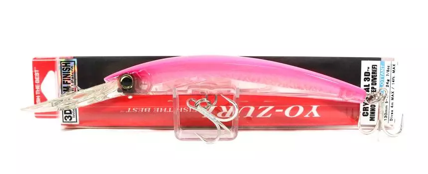 Yo Zuri 3D Плавающая приманка Crystal Minnow DD 130 мм F1153-PK (6553)