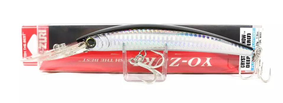 Yo Zuri Crystal Minnow DD 130 mm Floating Lure R1136-C4 (2424)