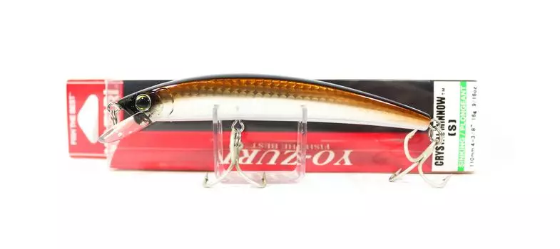 Yo Zuri Crystal Minnow S 110 мм Тонущая приманка R1129-HRSN (0544)