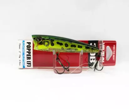 Yo Zuri Duel 3DB Поппер 75 мм Плавающая приманка R1101-PF (4529)