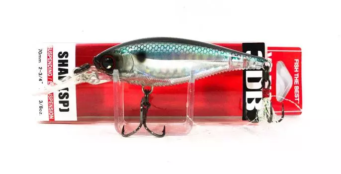 Yo Zuri Duel 3DB Shad 70 мм подвесная приманка R1104-PSH (4741)
