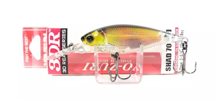 Yo Zuri Duel 3DR Shad 70SP Подвесная приманка R1312-RGSN (6373)