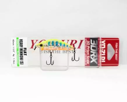 Yo Zuri Duel 3DR-X Flat Heavy Minnow 40 мм Тонущая приманка R1541-PCBT (4732)