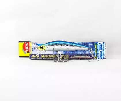 Yo Zuri Duel Aile Magnet TG Minnow 105F Плавающая приманка F1252-HIW (5253)