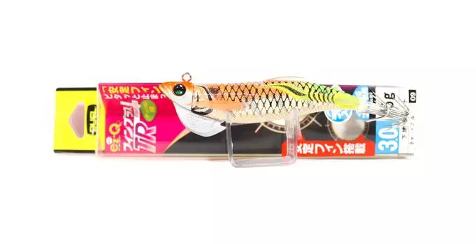 Yo Zuri Duel EZ-Q Fin Plus TR Rattle Squid Jig 3.0 25 грамм A1744-LGOG (3697)
