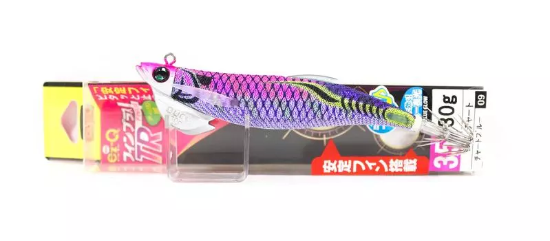 Yo Zuri Duel EZ-Q Fin Plus TR Rattle Squid Jig 3,5 30 грамм A1745-BLPU (3864)