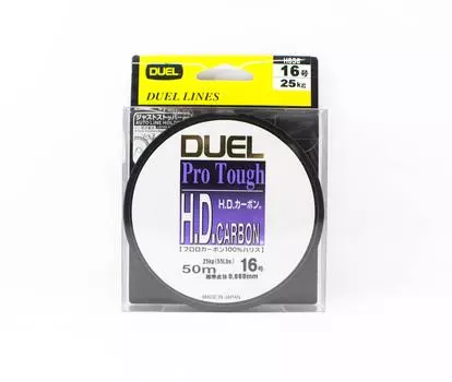Yo Zuri Duel H.D Pro Tough Leader Fluorocarbon 50m Размер 16 55lb H856 (2089) чистый