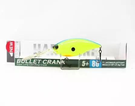 Yo Zuri Duel Hardcore Bullet Crank 5+ 80F Плавающая приманка R1421-BCL (1474)