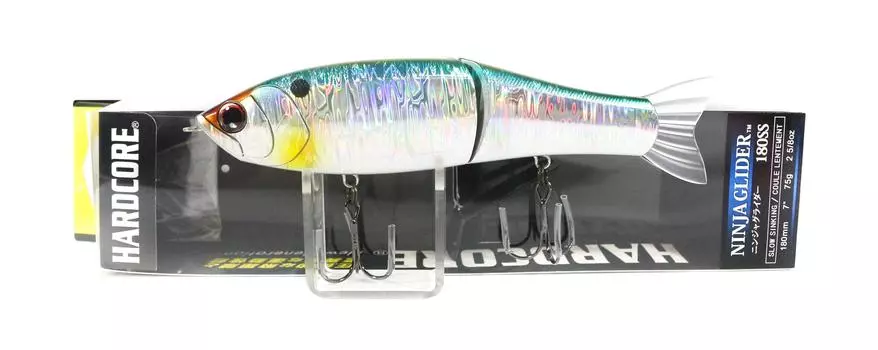 Yo Zuri Duel Hardcore Ninja Glider 180SS Медленная тонущая приманка R1200-HSH (3137)