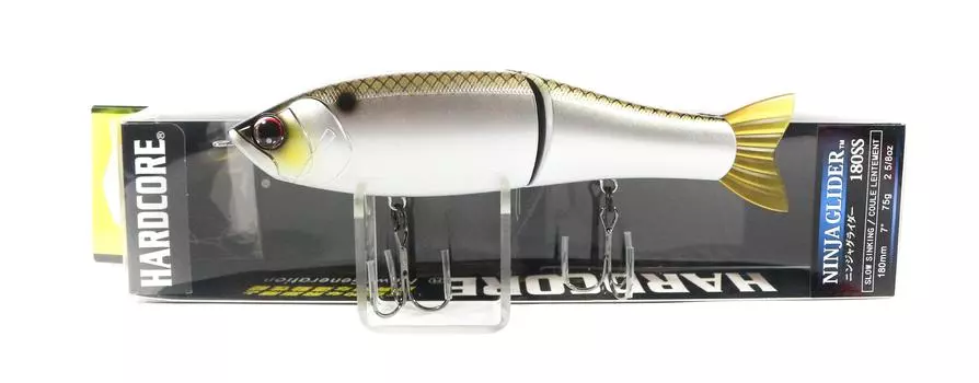 Yo Zuri Duel Hardcore Ninja Glider 180SS Медленно тонущая приманка R1200-GZSH (3199)