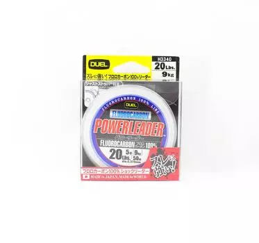 Yo Zuri Duel Hardcore Power Leader Флюорокарбон 20 фунтов 50 м H3340 (1165) чистый