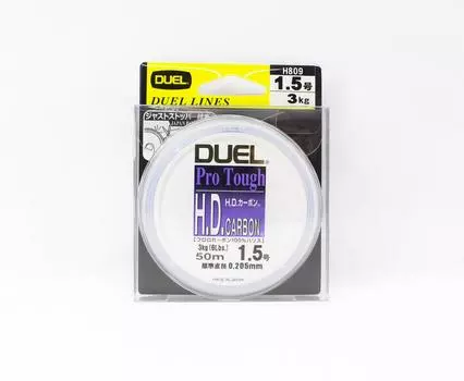 Yo Zuri Duel HD Pro Tough Leader Флюорокарбон, 50 м, размер 1,5 6 фунтов H809 (7689) чистый