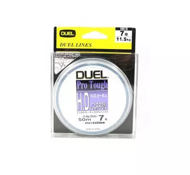 Yo Zuri Duel HD Pro Tough Leader Флюорокарбон, 50 м, размер 7, 25 фунтов H815 (7740) чистый